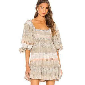 Free People | Cozy Striped Mini Dress